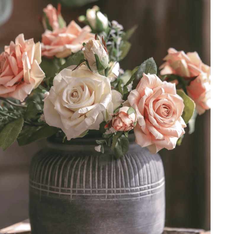 Rolled Edge American Rose Stem 18" Tall - RusticReach