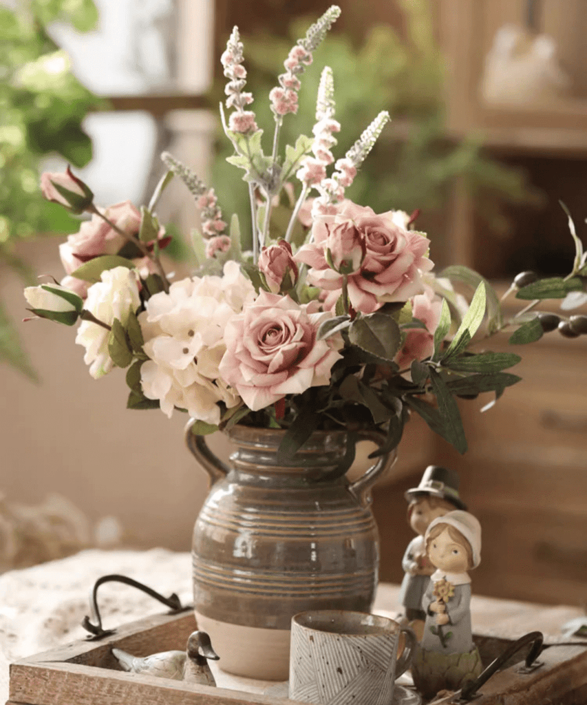 Rolled Edge American Rose Stem 18" Tall - RusticReach