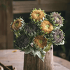 Artificial Small Head Sunflower Stem 23.6" Tall - RusticReach