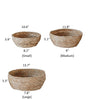 Seagrass Bowl Basket for Storage or Display - RusticReach