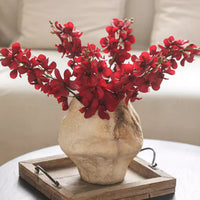 Single Red Orchid Stem 24" Tall