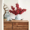 Single Red Orchid Stem 24" Tall - RusticReach