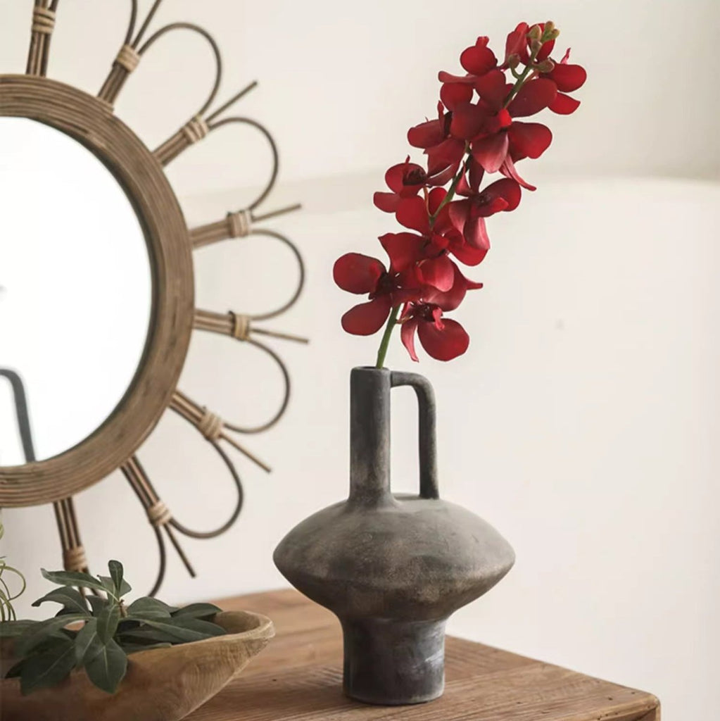 Single Red Orchid Stem 24" Tall - RusticReach