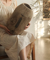 Homestead Solid Wood Décor Vase - RusticReach