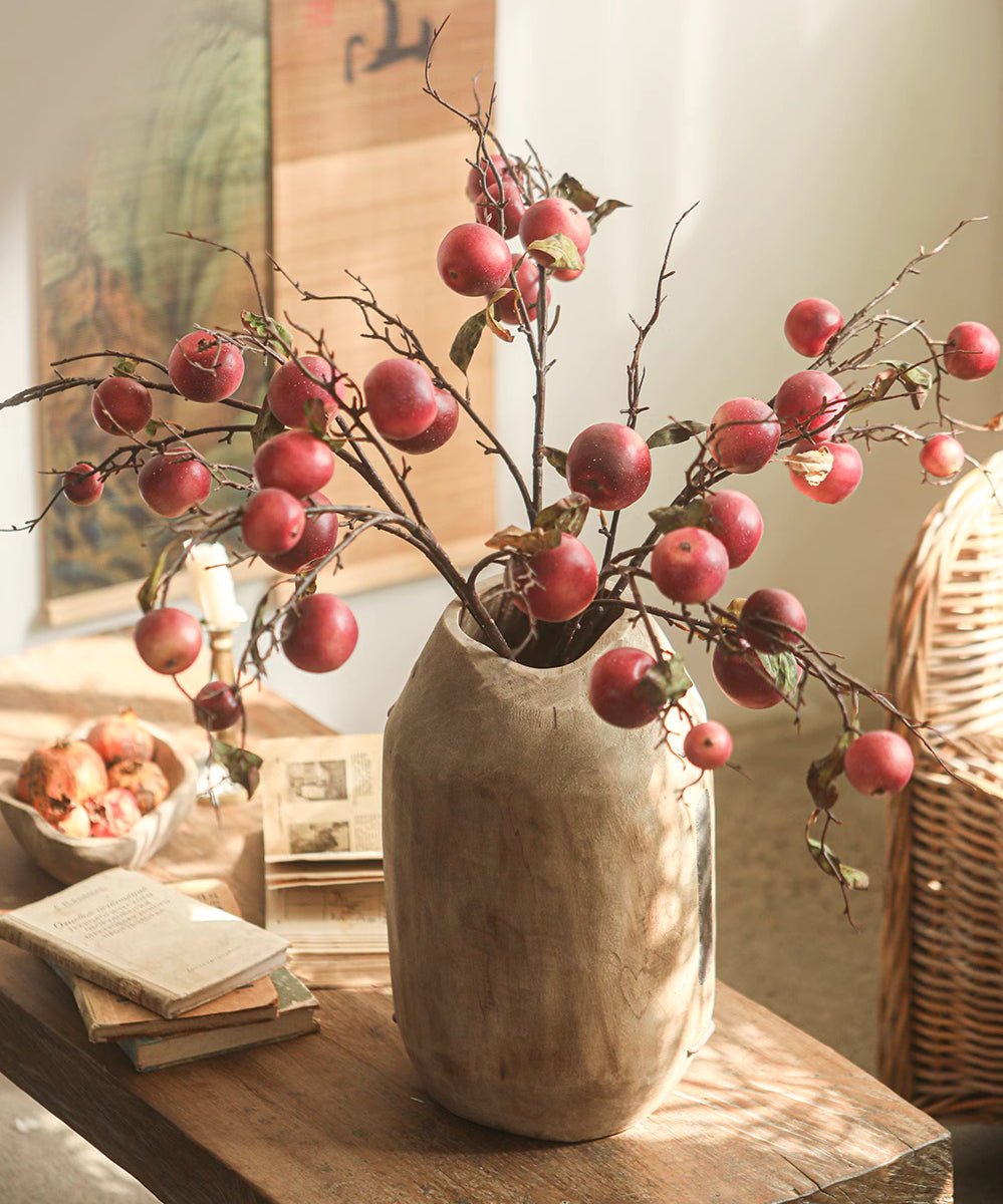 Homestead Solid Wood Décor Vase - RusticReach