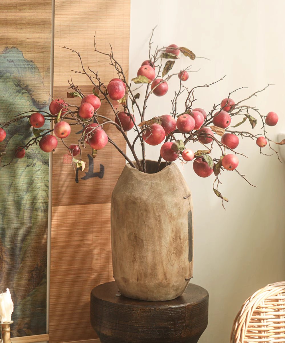 Homestead Solid Wood Décor Vase - RusticReach