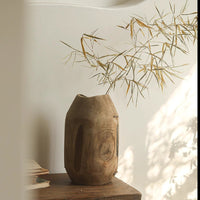 Homestead Solid Wood Décor Vase - RusticReach