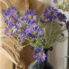 Summer Chrysanthemum Flower Stem in Purple 23.6" Tall - RusticReach