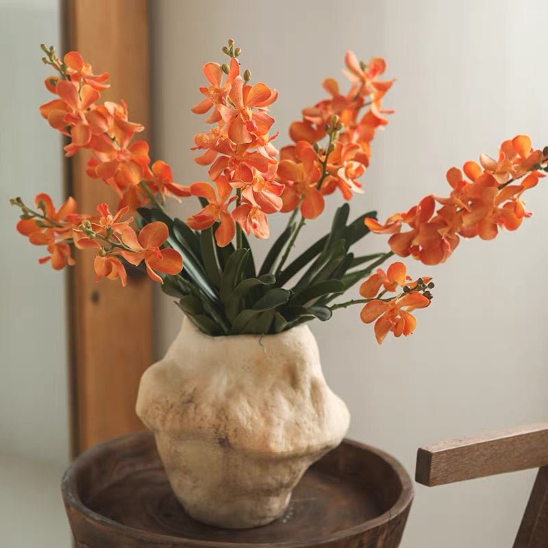 Faux Vanda Orchid Stem 24" Tall - RusticReach