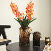 Faux Vanda Orchid Stem 24" Tall - RusticReach