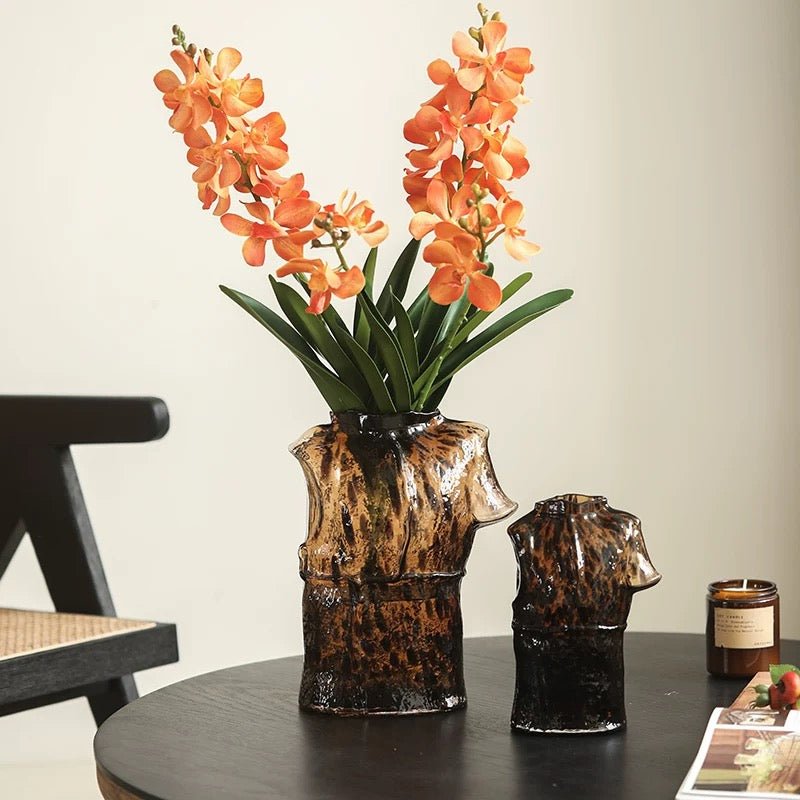 Faux Vanda Orchid Stem 24" Tall - RusticReach