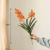 Faux Vanda Orchid Stem 24" Tall - RusticReach