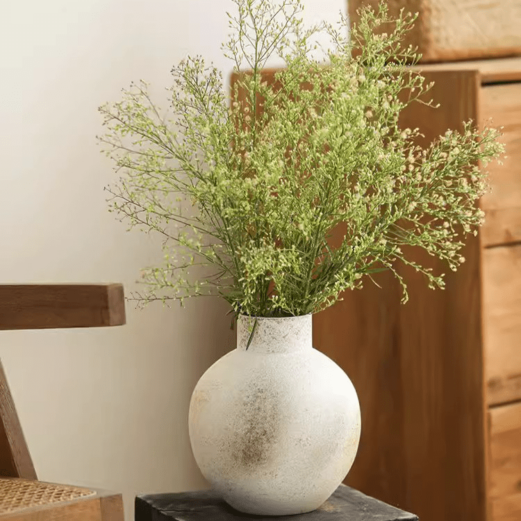 Watertight Coarse Round - Body Ceramic Vase - RusticReach