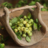 Rustic Wooden Basket Tray - RusticReach