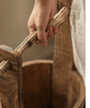 Old - fashioned Wooden Round Bucket - RusticReach