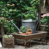 Small Decorative Wooden Wagon Flower Cart - RusticReach