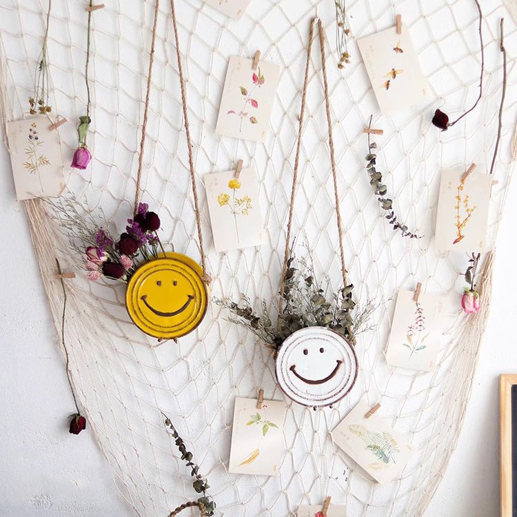 Happy Face Hanging Planter - RusticReach