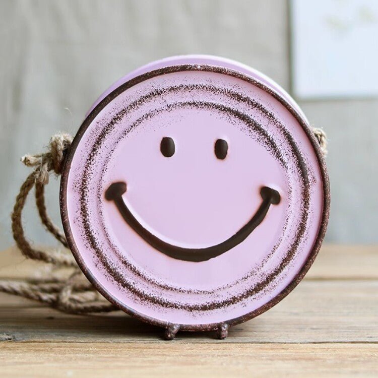 Happy Face Hanging Planter - RusticReach