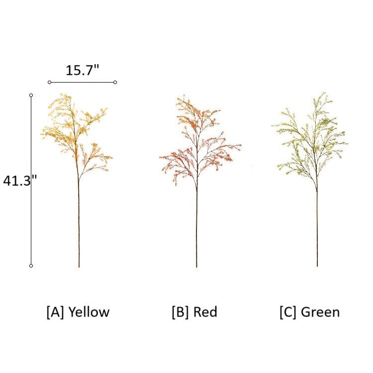 Lifelike Layered Leaf Spray 41" Tall - RusticReach