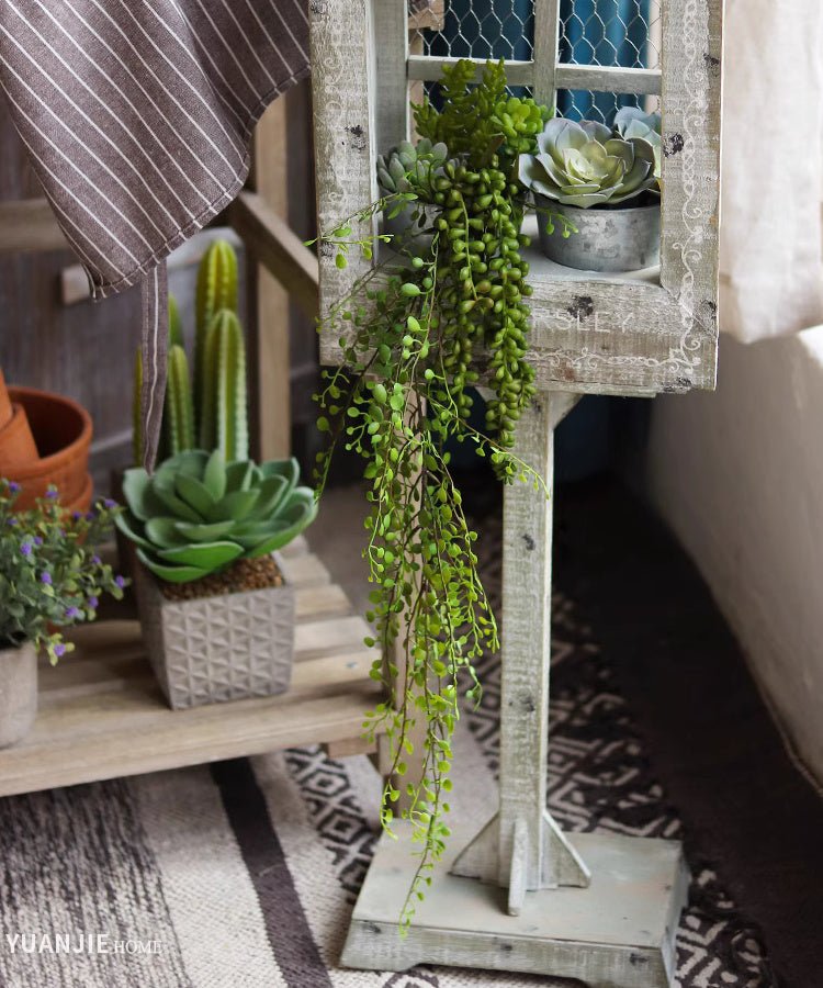 Hanging Faux Mini Leaf Garland 27.5" Long - RusticReach