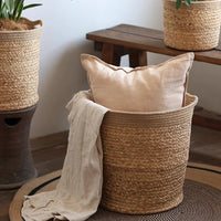 Natural Cylinder Storage and Planter Basket - RusticReach