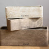 Modern Rectangular Textured Planter - RusticReach