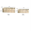 Modern Rectangular Textured Planter - RusticReach