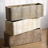 Modern Rectangular Textured Planter - RusticReach