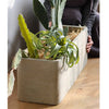 Modern Rectangular Textured Planter - RusticReach
