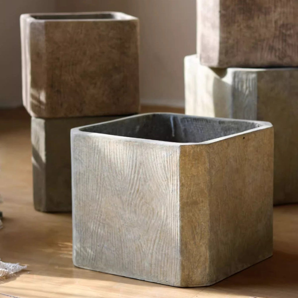 StoneGrain Square Planter - RusticReach