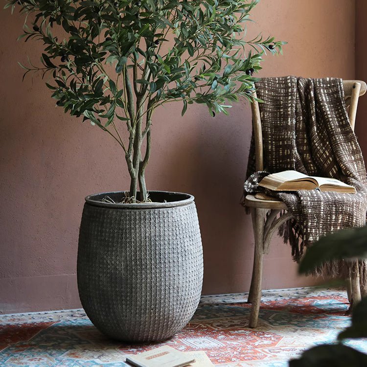StoneNest Textured Planter - RusticReach