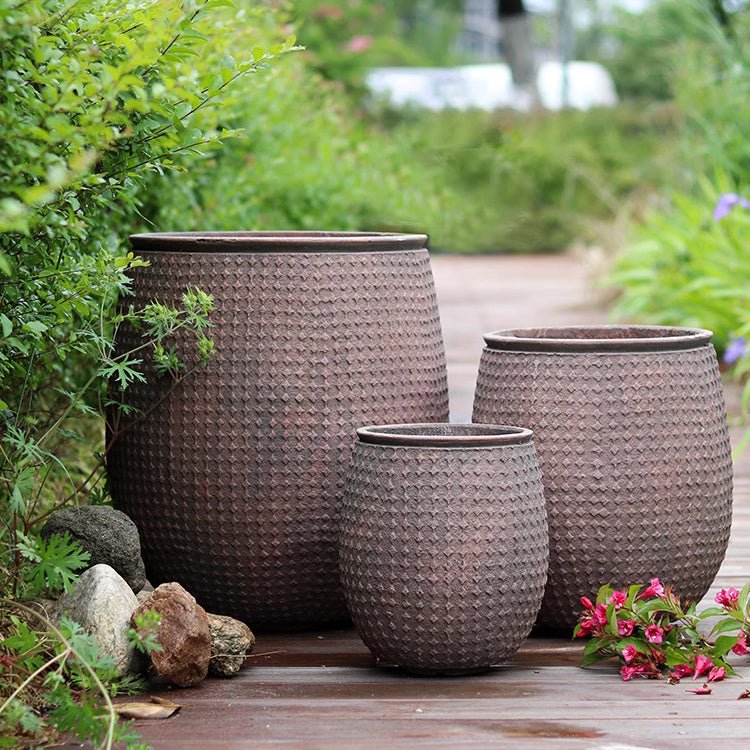 StoneNest Textured Planter - RusticReach