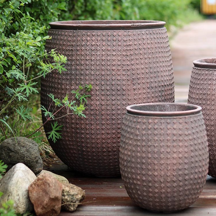 StoneNest Textured Planter - RusticReach