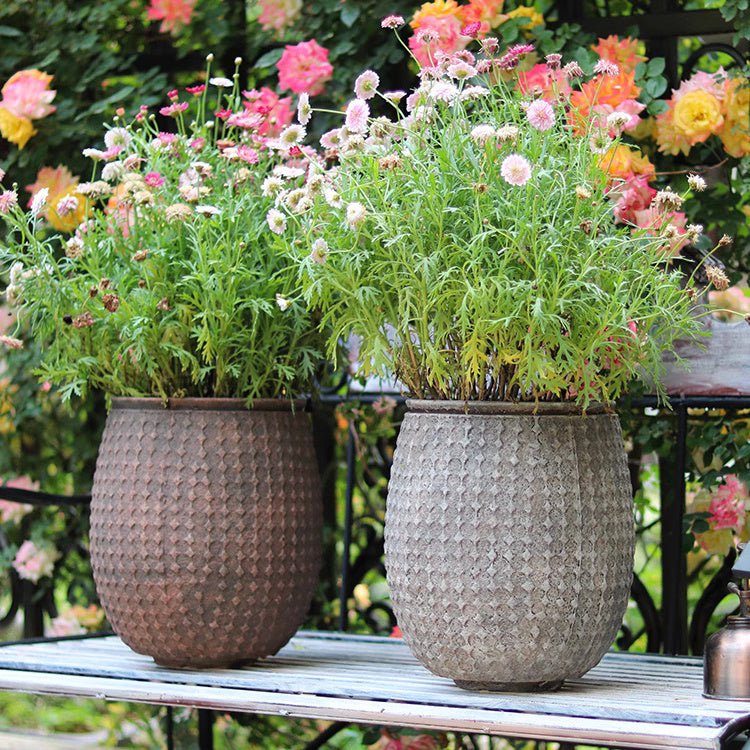 StoneNest Textured Planter - RusticReach