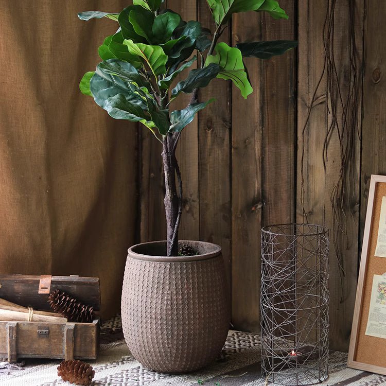 StoneNest Textured Planter - RusticReach