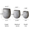 StoneNest Textured Planter - RusticReach