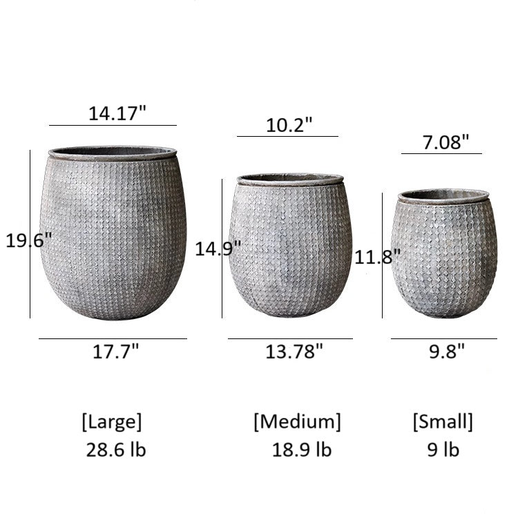 StoneNest Textured Planter - RusticReach