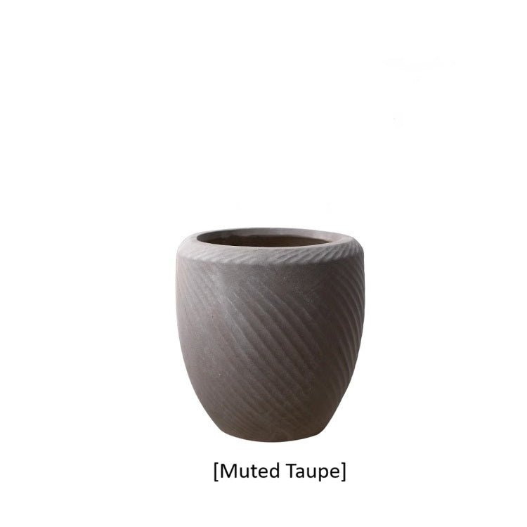 Comtemporary Swirl Planter - RusticReach