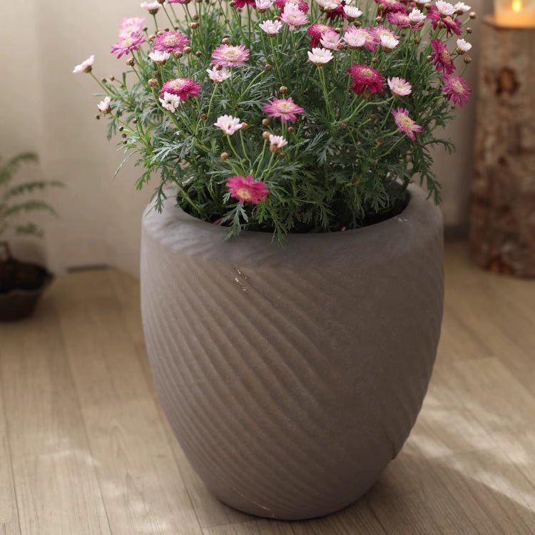 Comtemporary Swirl Planter - RusticReach