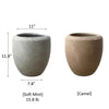 Comtemporary Swirl Planter - RusticReach