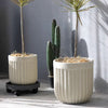 Nordic Vertical Stripe Flower Pot - RusticReach