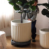 Nordic Vertical Stripe Flower Pot - RusticReach
