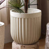 Nordic Vertical Stripe Flower Pot - RusticReach