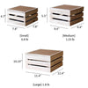 Rustic Wooden Storage Crate with Chalkboard Lid - RusticReach