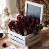 Rustic Wooden Storage Crate with Chalkboard Lid - RusticReach
