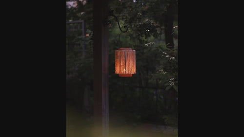 Portable Lantern Candle Holder Rope Paper Lantern