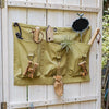 3 - Pocket Green Canvas Organizer for Garden Tools - RusticReach