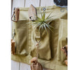 3 - Pocket Green Canvas Organizer for Garden Tools - RusticReach