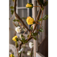 Artificial Silk Rose Vine 55" Long