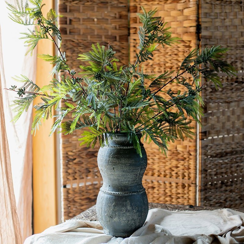 Artificial Faux Acacia Plant Stem 47" Tall - RusticReach